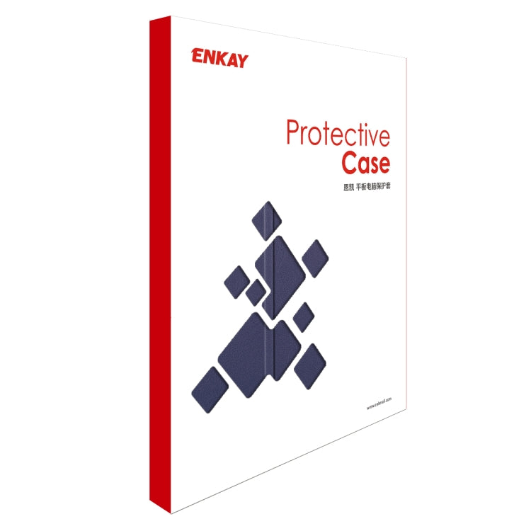 For HUAWEI MatePad Pro 10.8 ENKAY High Quality PU Leather + Plastic Bottom Case with Three-folding Holder