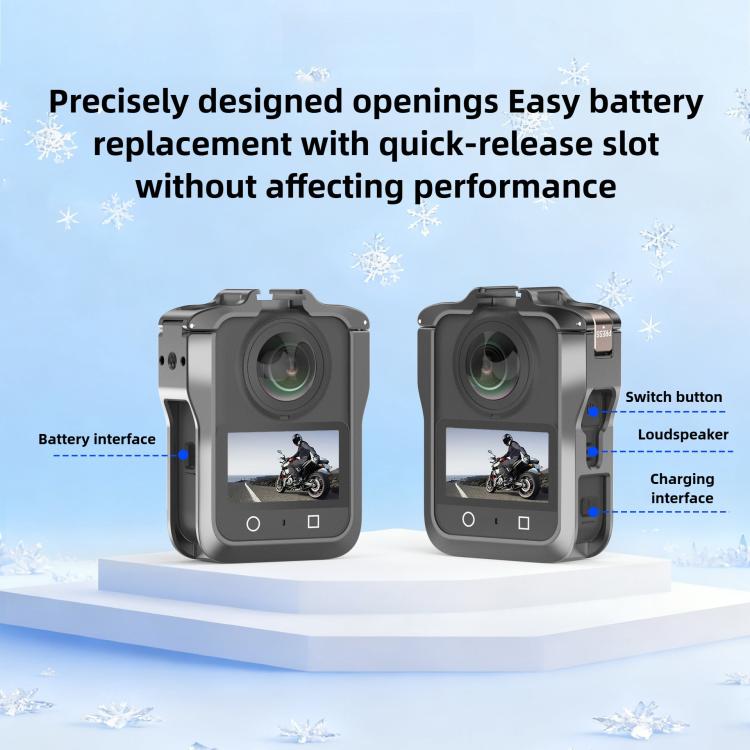 For DJI Osmo 360 Aluminium Alloy Magnetic Quick Release Expansion Frame Cage