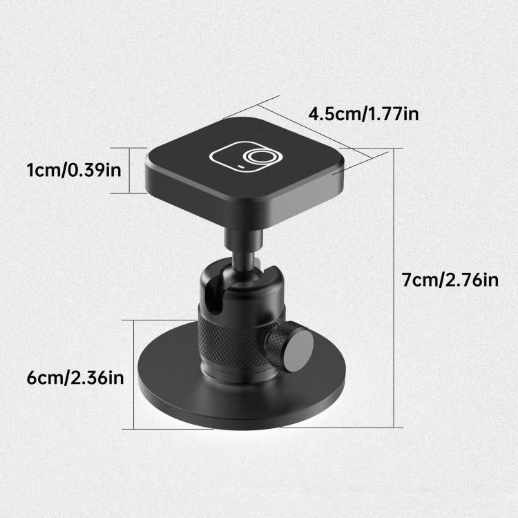 For Insta 360 GO Ultra Quick Release Rotating Ball Head Magnetic Desktop Mount Base