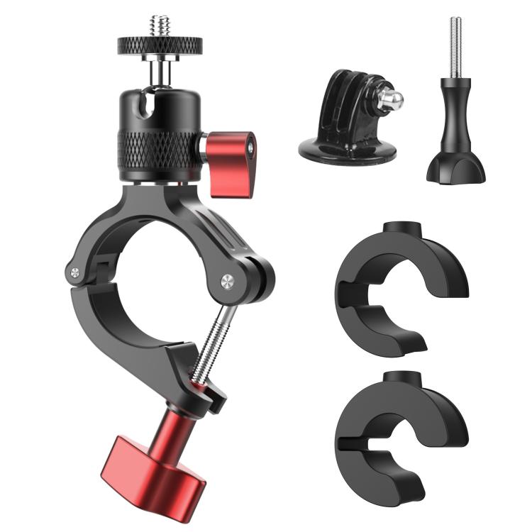 Aluminium Alloy Tube Clamp Handlebar Mount - Black