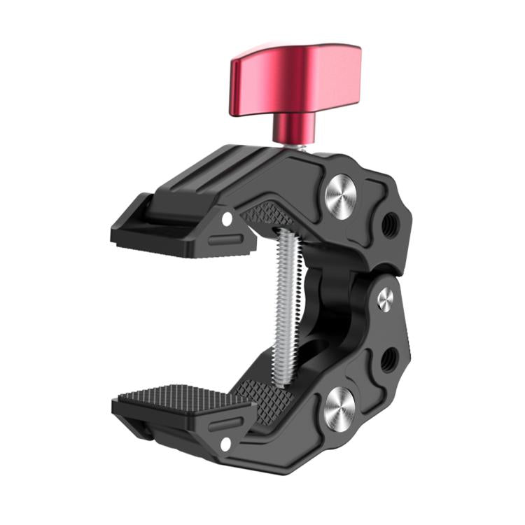 Multi-functional Aluminium Alloy Heavy-Duty Clamp Camera Extension Mount - Black