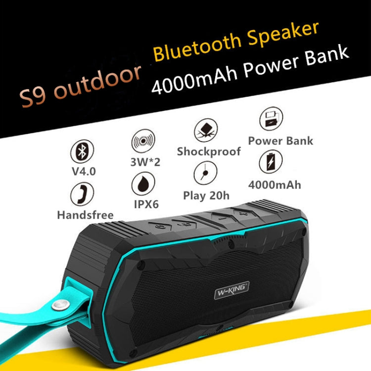 W-king S9 Outdoor Speakers Wireless Bluetooth Speaker Portable Waterproof with Radio Bluetooth Speakers
