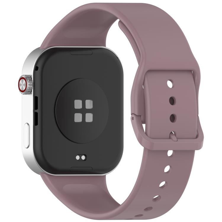 For Xiaomi Band 10 Pro / 9 Pro / Redmi Watch 6 Smooth Solid Color Silicone Watch Band
