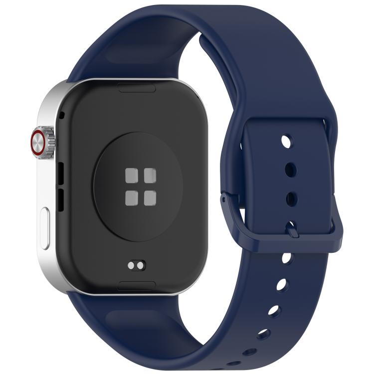 For Xiaomi Band 10 Pro / 9 Pro / Redmi Watch 6 Smooth Solid Color Silicone Watch Band