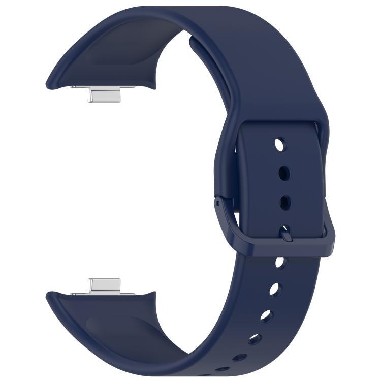 For Xiaomi Band 10 Pro / 9 Pro / Redmi Watch 6 Smooth Solid Color Silicone Watch Band