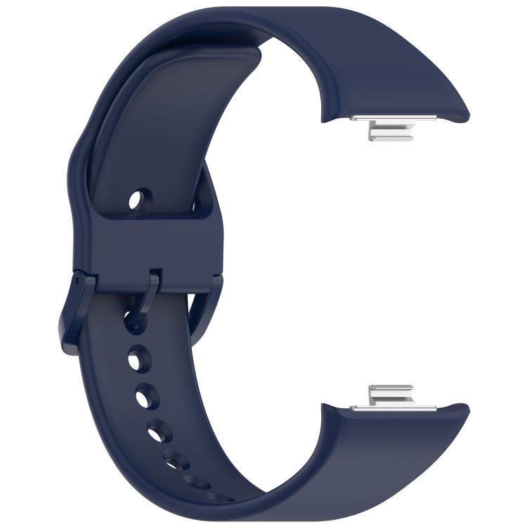 For Xiaomi Band 10 Pro / 9 Pro / Redmi Watch 6 Smooth Solid Color Silicone Watch Band