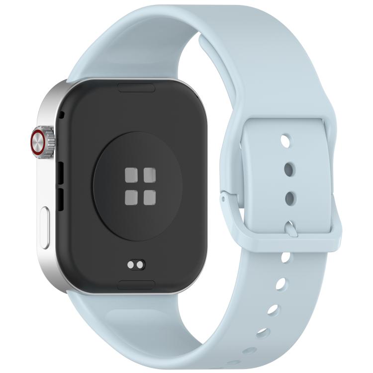 For Xiaomi Band 10 Pro / 9 Pro / Redmi Watch 6 Smooth Solid Color Silicone Watch Band