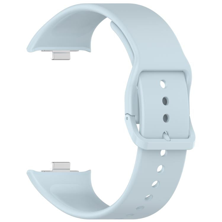 For Xiaomi Band 10 Pro / 9 Pro / Redmi Watch 6 Smooth Solid Color Silicone Watch Band