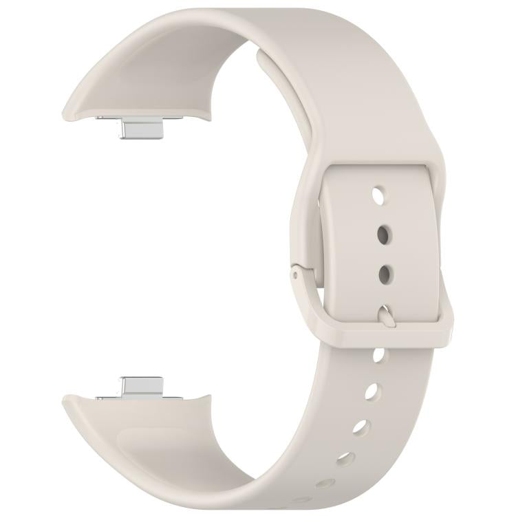 For Xiaomi Band 10 Pro / 9 Pro / Redmi Watch 6 Smooth Solid Color Silicone Watch Band