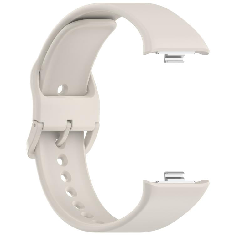 For Xiaomi Band 10 Pro / 9 Pro / Redmi Watch 6 Smooth Solid Color Silicone Watch Band