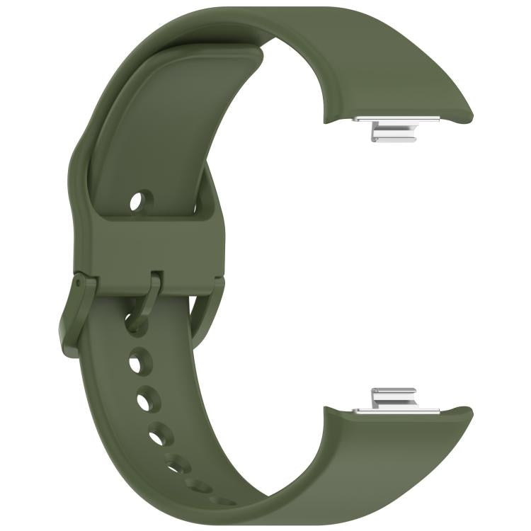 For Xiaomi Band 10 Pro / 9 Pro / Redmi Watch 6 Smooth Solid Color Silicone Watch Band