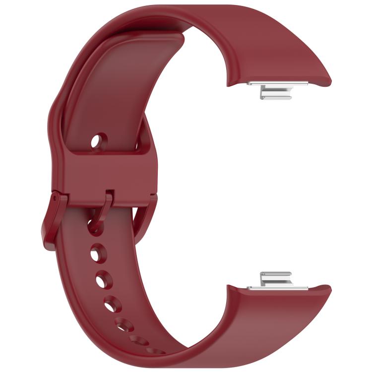 For Xiaomi Band 10 Pro / 9 Pro / Redmi Watch 6 Smooth Solid Color Silicone Watch Band