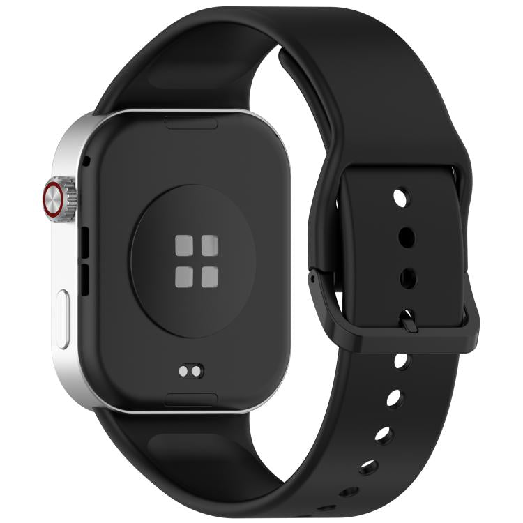 For Xiaomi Band 10 Pro / 9 Pro / Redmi Watch 6 Smooth Solid Color Silicone Watch Band