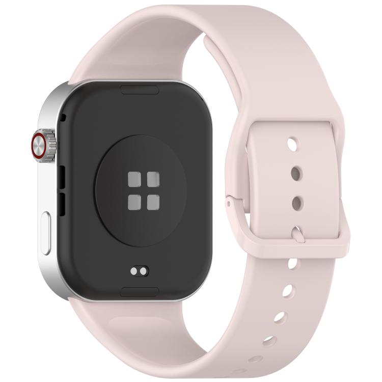 For Xiaomi Band 10 Pro / 9 Pro / Redmi Watch 6 Smooth Solid Color Silicone Watch Band