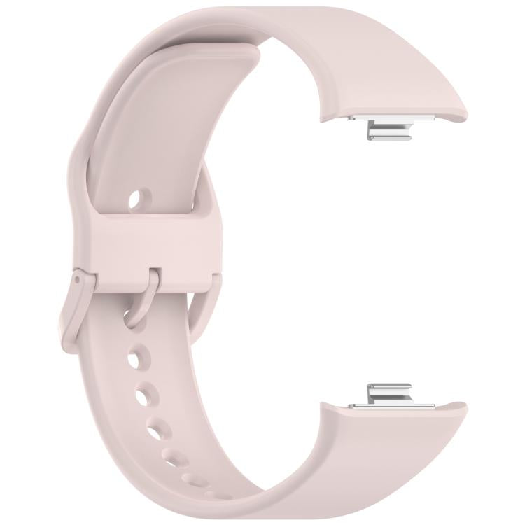 For Xiaomi Band 10 Pro / 9 Pro / Redmi Watch 6 Smooth Solid Color Silicone Watch Band