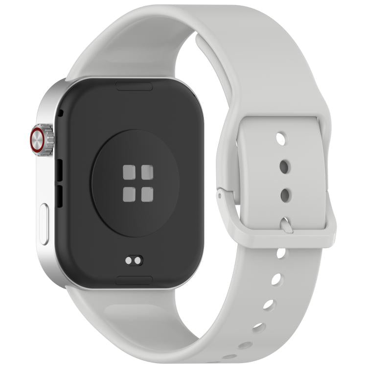 For Xiaomi Band 10 Pro / 9 Pro / Redmi Watch 6 Smooth Solid Color Silicone Watch Band