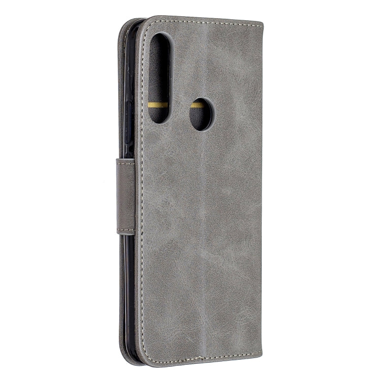 Retro Lambskin Texture Pure Color Horizontal Flip PU Leather Case for  Huawei P Smart  Z, with Holder & Card Slots & Wallet & Lanyard