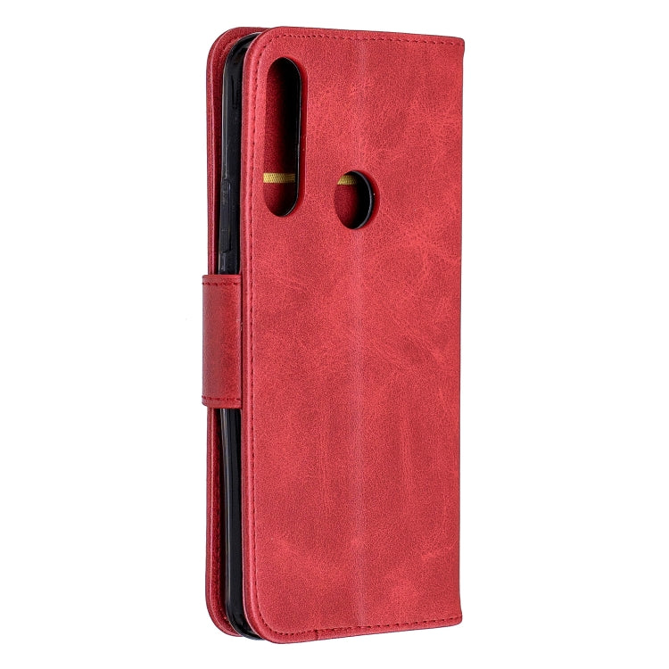 Retro Lambskin Texture Pure Color Horizontal Flip PU Leather Case for  Huawei P Smart  Z, with Holder & Card Slots & Wallet & Lanyard