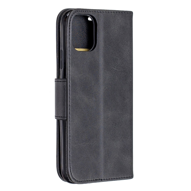 For iPhone 11 Retro Lambskin Texture Pure Color Horizontal Flip PU Leather Case , with Holder & Card Slots & Wallet & Lanyard