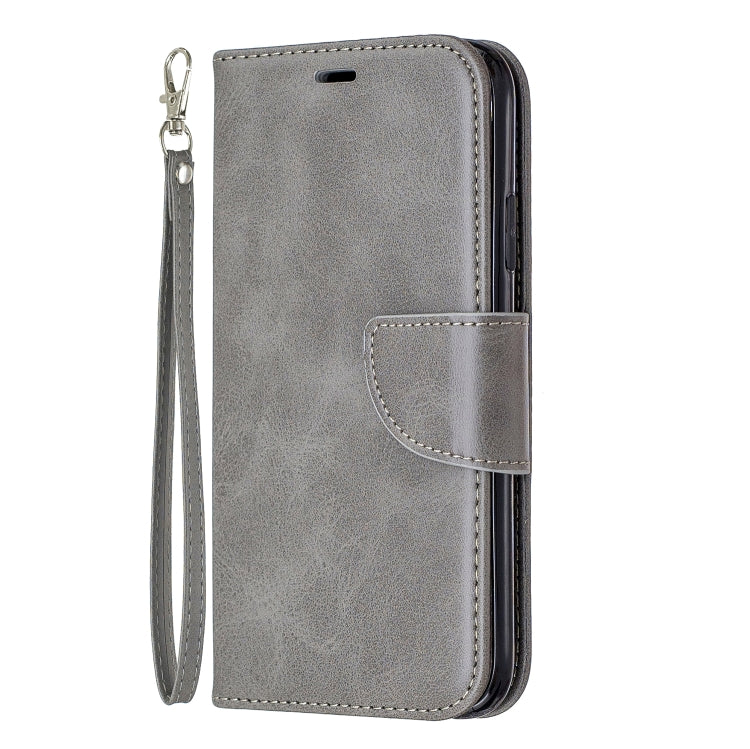 For iPhone 11 Retro Lambskin Texture Pure Color Horizontal Flip PU Leather Case , with Holder & Card Slots & Wallet & Lanyard