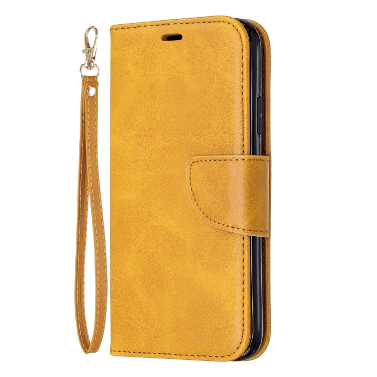 For iPhone 11 Retro Lambskin Texture Pure Color Horizontal Flip PU Leather Case , with Holder & Card Slots & Wallet & Lanyard