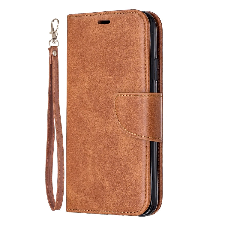 For iPhone 11 Retro Lambskin Texture Pure Color Horizontal Flip PU Leather Case , with Holder & Card Slots & Wallet & Lanyard