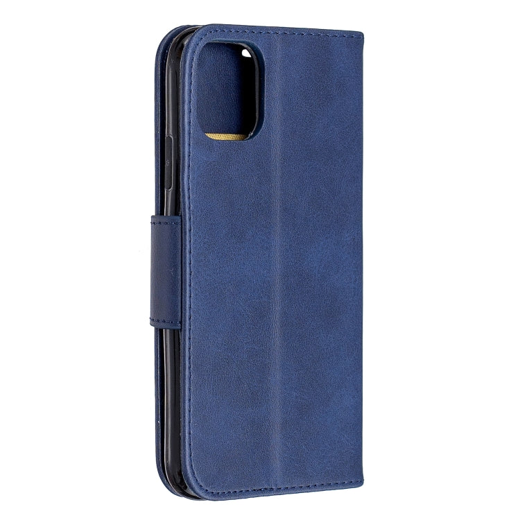 For iPhone 11 Retro Lambskin Texture Pure Color Horizontal Flip PU Leather Case , with Holder & Card Slots & Wallet & Lanyard