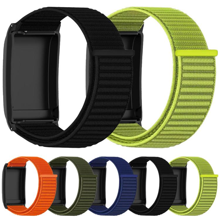 For WHOOP 5.0 Woven Nylon Hook And Loop Fastener Watch Band