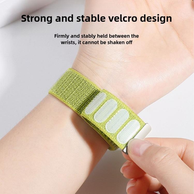 For WHOOP 5.0 Woven Nylon Hook And Loop Fastener Watch Band