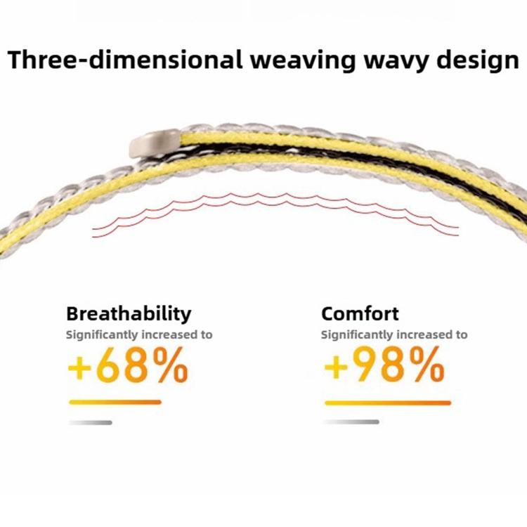 For WHOOP 5.0 Woven Nylon Hook And Loop Fastener Watch Band