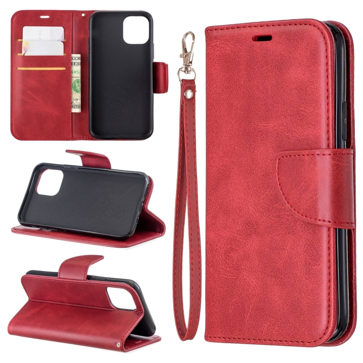For iPhone 11 Pro Retro Lambskin Texture Pure Color Horizontal Flip PU Leather Case, with Holder & Card Slots & Wallet & Lanyard
