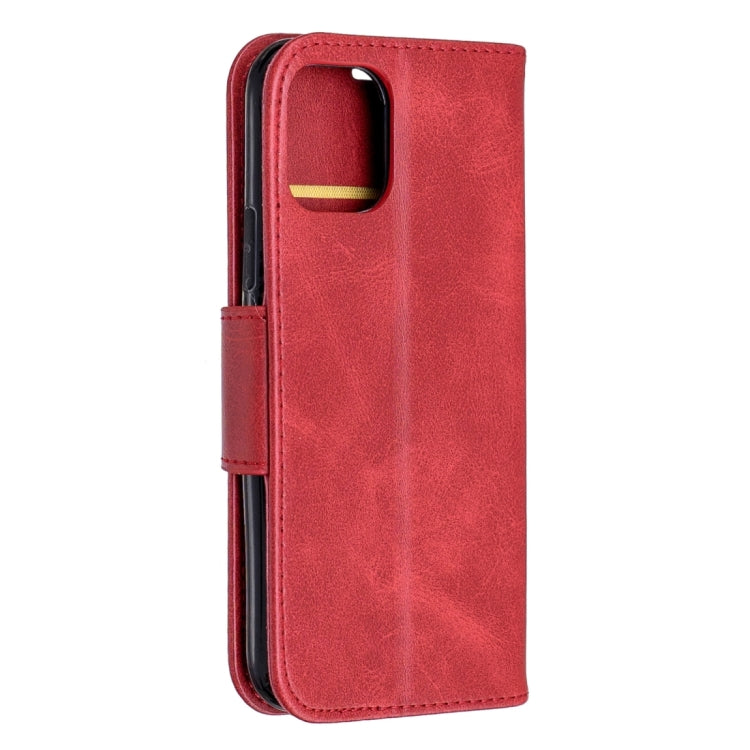 For iPhone 11 Pro Retro Lambskin Texture Pure Color Horizontal Flip PU Leather Case, with Holder & Card Slots & Wallet & Lanyard