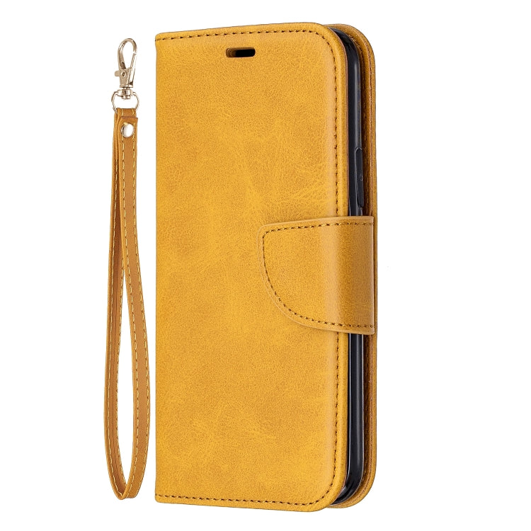 For iPhone 11 Pro Retro Lambskin Texture Pure Color Horizontal Flip PU Leather Case, with Holder & Card Slots & Wallet & Lanyard