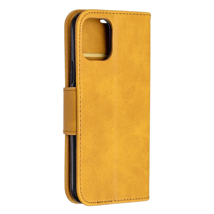 For iPhone 11 Pro Retro Lambskin Texture Pure Color Horizontal Flip PU Leather Case, with Holder & Card Slots & Wallet & Lanyard