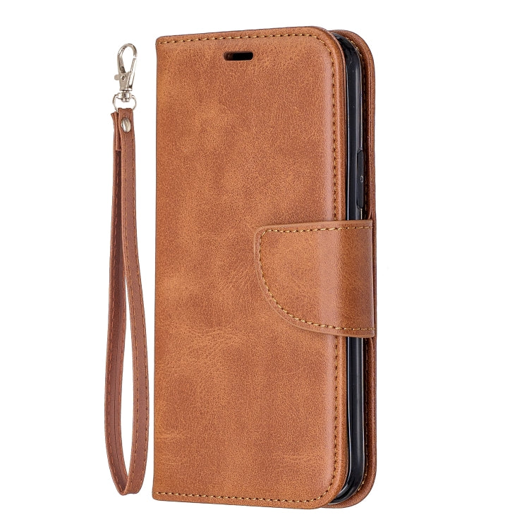 For iPhone 11 Pro Retro Lambskin Texture Pure Color Horizontal Flip PU Leather Case, with Holder & Card Slots & Wallet & Lanyard