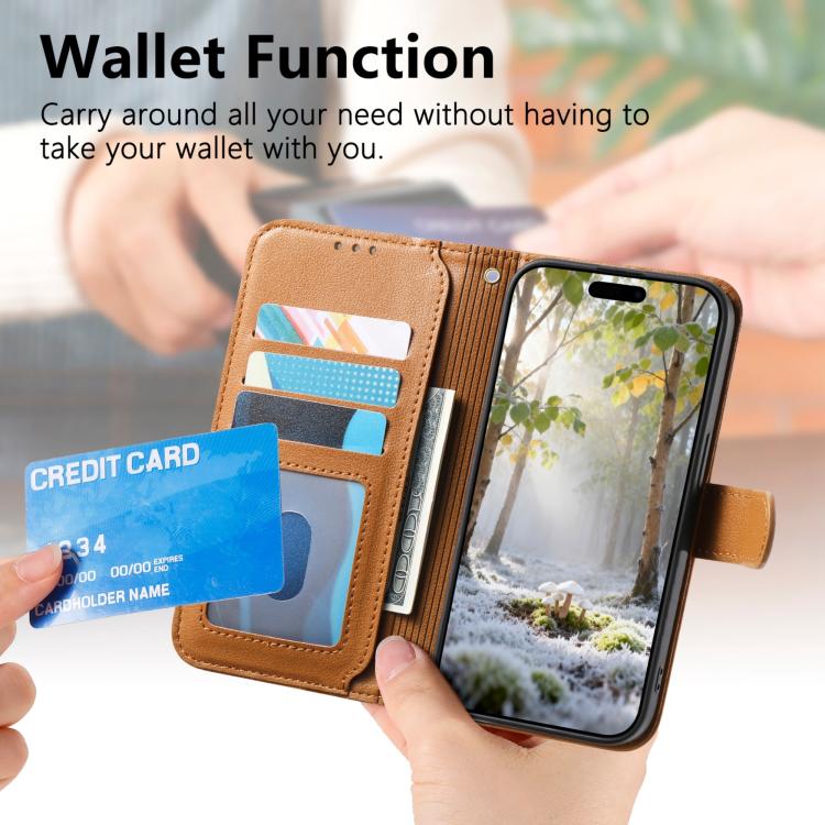 For iPhone Air Rhombic Texture Zipper Wallet Metal Bow-knot Vegan Leather Phone Case with Strap