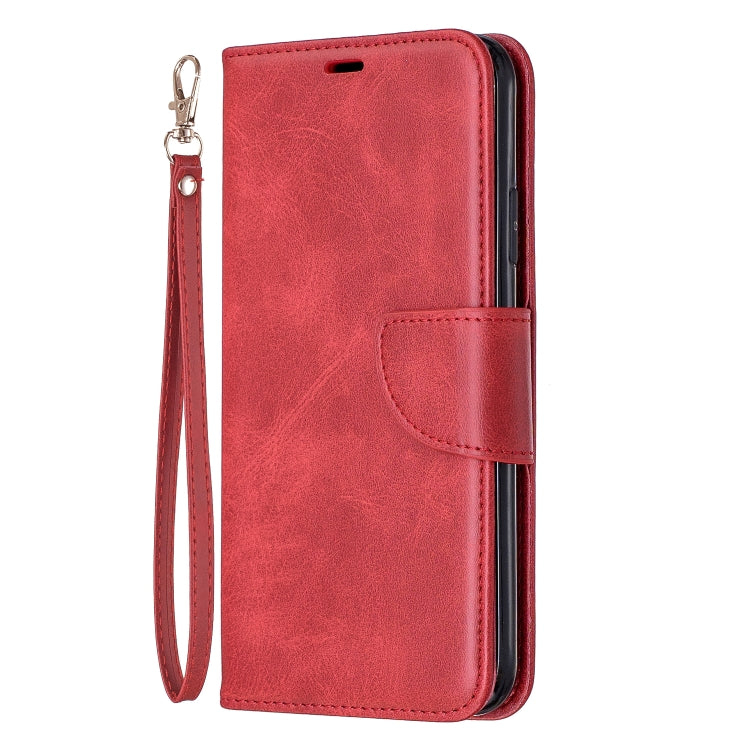 For iPhone 11 Pro Max Retro Lambskin Texture Pure Color Horizontal Flip PU Leather Case, with Holder & Card Slots & Wallet & Lanyard