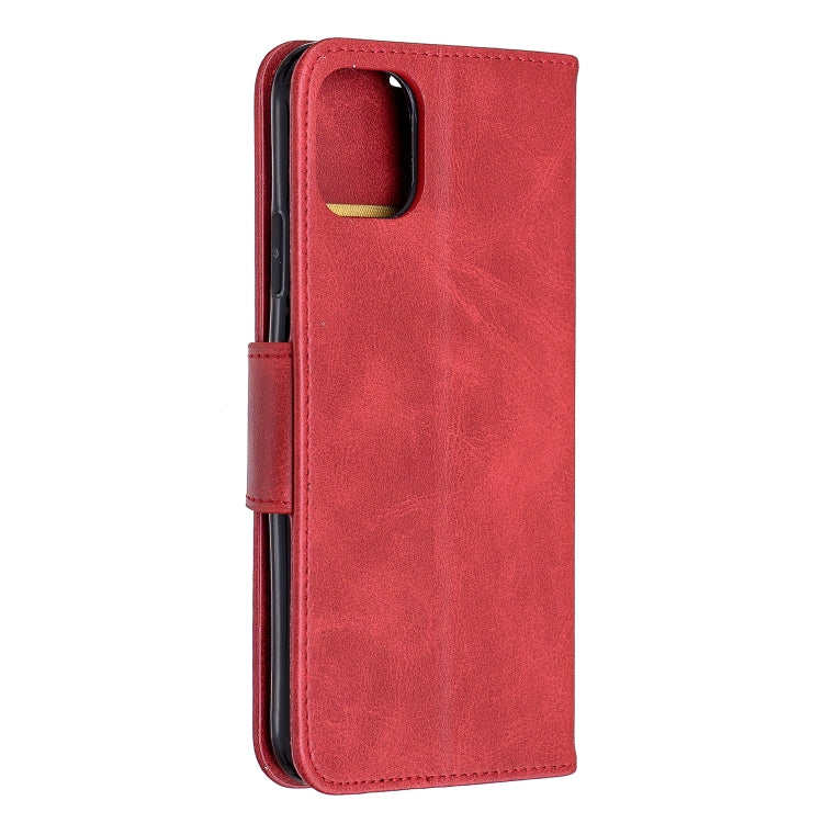 For iPhone 11 Pro Max Retro Lambskin Texture Pure Color Horizontal Flip PU Leather Case, with Holder & Card Slots & Wallet & Lanyard