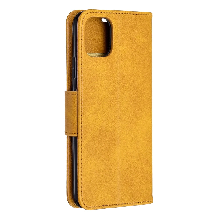 For iPhone 11 Pro Max Retro Lambskin Texture Pure Color Horizontal Flip PU Leather Case, with Holder & Card Slots & Wallet & Lanyard
