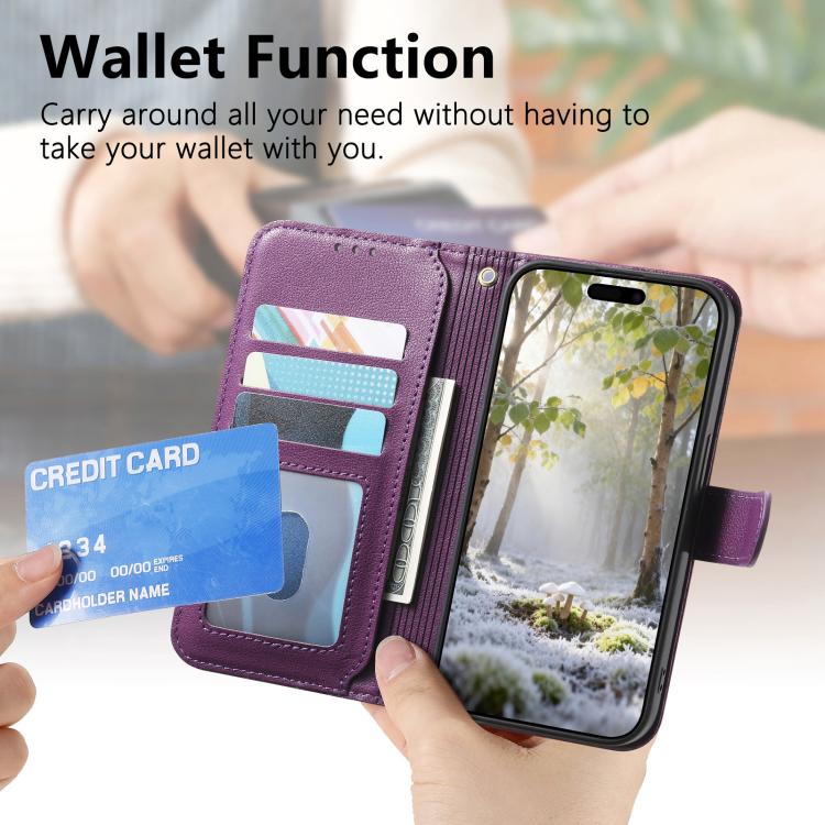 For OPPO Find X9 Pro Rhombic Texture Zipper Wallet Metal Bow-knot Vegan Leather Phone Case with Strap