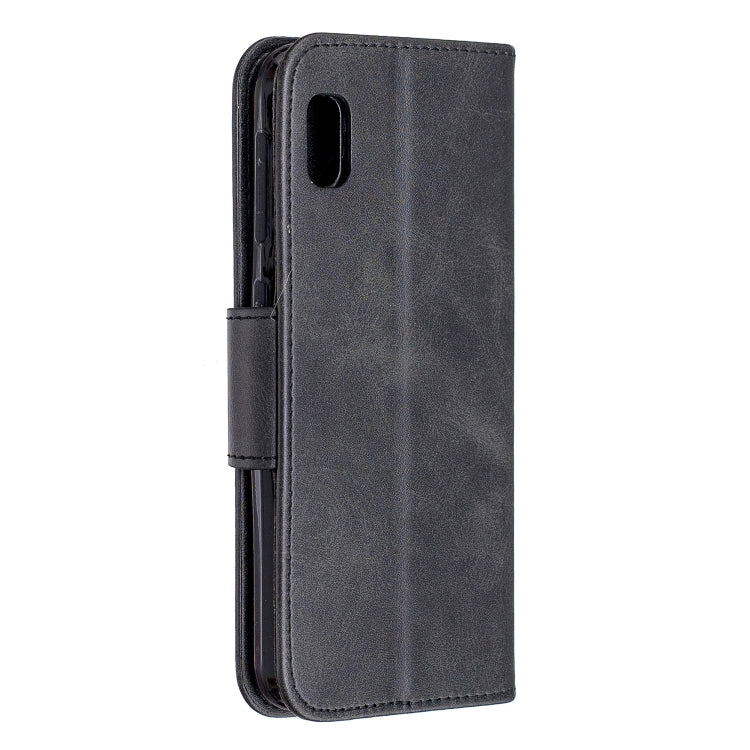 Retro Lambskin Texture Pure Color Horizontal Flip PU Leather Case for Galaxy A10E, with Holder & Card Slots & Wallet & Lanyard