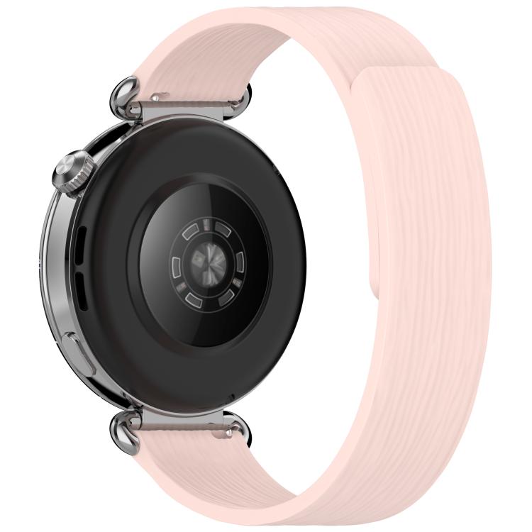 22mm Striped Soft Magnetic Silicone Watch Band