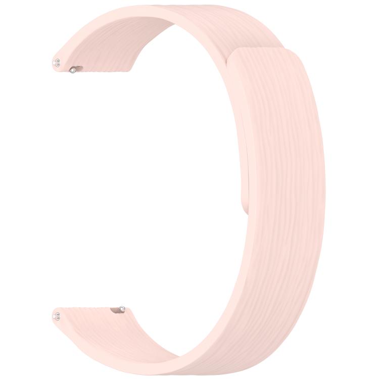 22mm Striped Soft Magnetic Silicone Watch Band