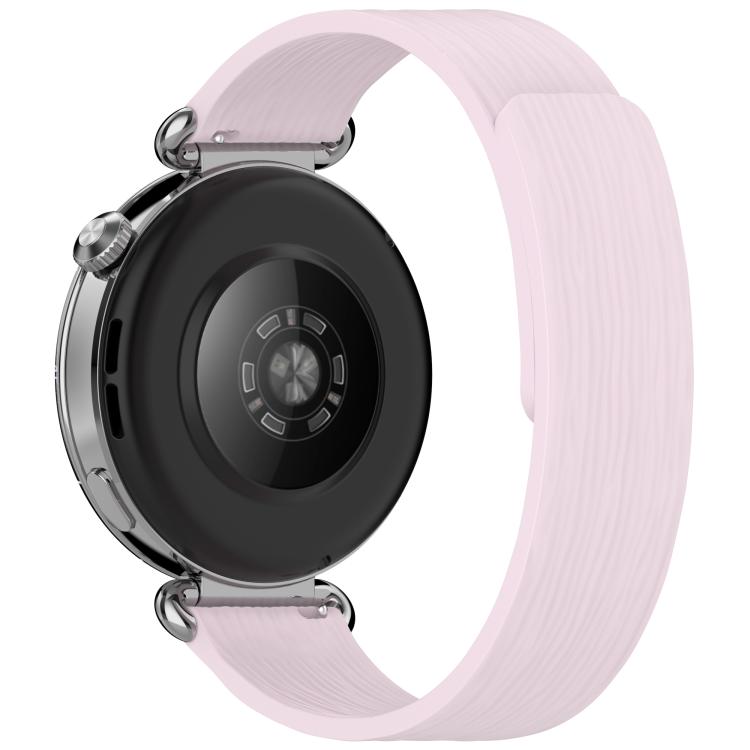 22mm Striped Soft Magnetic Silicone Watch Band