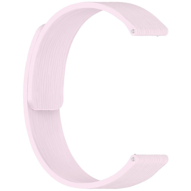 22mm Striped Soft Magnetic Silicone Watch Band