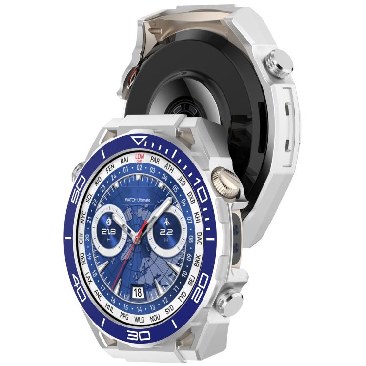 For Huawei Watch 5 46mm Change to Watch Ultimate Design PC Hollow Watch Protective Cover