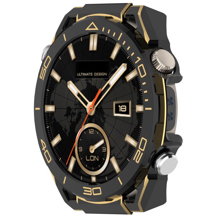 For Huawei Watch 5 46mm Change to Watch Ultimate Design PC Hollow Watch Protective Cover