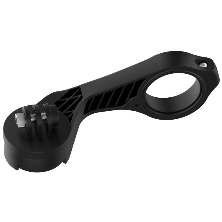 For Garmin Edge Series Two Section Mountain Bike Stopwatch Mount Holder Extension Support Frame - Black