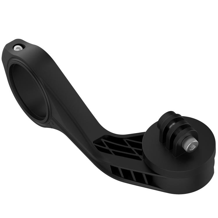 For Garmin Edge Series Two Section Mountain Bike Stopwatch Mount Holder Extension Support Frame - Black