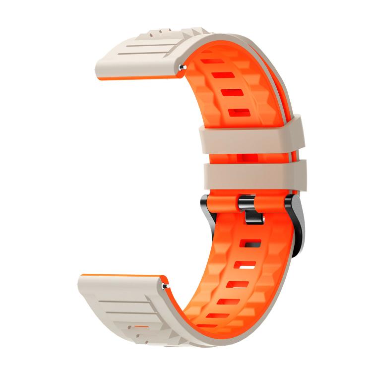 22mm Tyrannosaurus Rex Two Color Silicone Watch Band